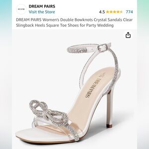 Dream Pairs White Heels